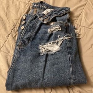 AE High Rise Baggy Straight